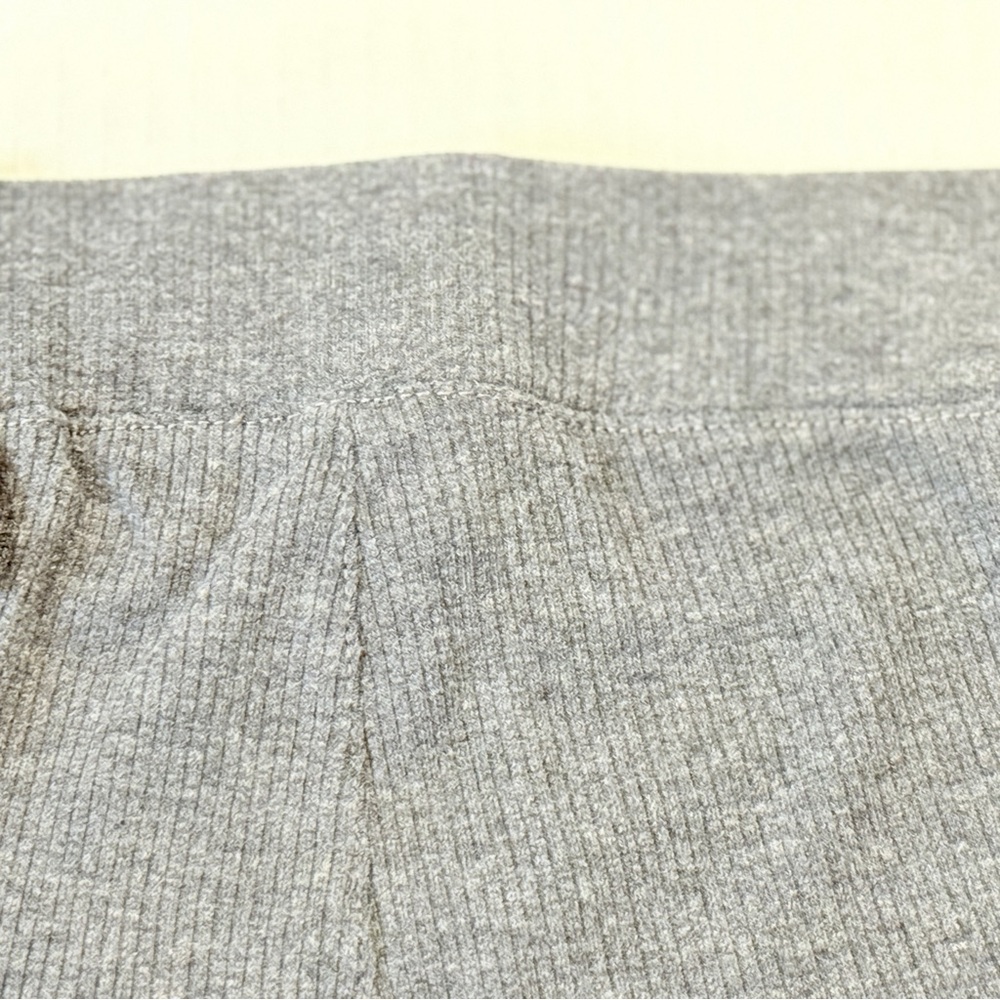 π Style & Co Ribbed Leggings Charcoal Heather Large Super Soft Mid-Rise Stretch - Picture 12 of 16